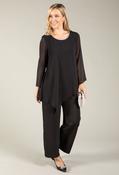Diamante Trim Blouse, Black / S image