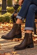 Western Ankle Boot, Brown / 41