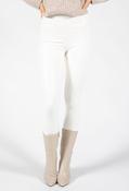 Faux Leather Leggings - White / M image