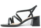 Swirl Strap Heel - Black / 36 image