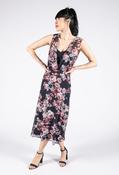 Sleeveless V Neckline Floral Dress - Pink / 14 image