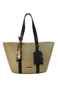 Ribbon Detail Tote Bag - Black / F/S