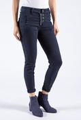 Crinkle Style Jeans - Navy / XS image