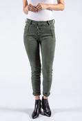 Crinkle Style Jeans - Khaki / XS image
