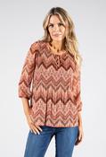 Plisse Pleat Tie Neck Top - Black / 10 image