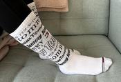 Crew Logo Socks - White / 39/42 image