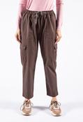 Pull On Cargo Trousers - Brown / 16 image