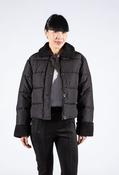 Borg Collar Coat - Black / XL image