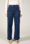 Isla High Waist Front Seam Tailored Jeans - Indigo / 16 image
