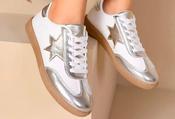 Metallic Star Trainer - Silver / 37 image