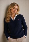 Cable Knit Pullover - Navy / 12 image