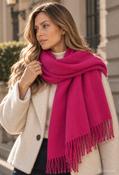 Cashmere Blend Scarf - Fushia / F/S image