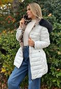 Fur Lined Reversible Padded Coat - White / 8 image