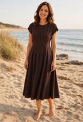 Pleated Midi Dress image
