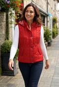 Quilted Hooded Gilet - Red / 12 image