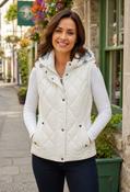 Quilted Hooded Gilet - White / 14 image