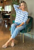 Ivy Striped Knit Jumper - Blue / 18 image