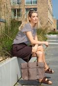 Belted Shorts - Chocolate / 44 image
