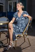 Canon Leaf Print Midi Dress - Navy Mix / 12 image