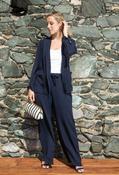 Pakura Wide Leg Trousers - Navy / 18 image