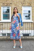 Tropical Pop Dress - Blue / 10 image