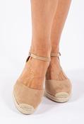 Espadrille Style Wedge - Camel / 36 image