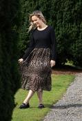 2 in 1 Leopard Print Dress - Black / 10 image