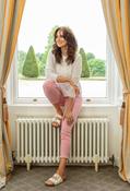 Emy 7/8 Slim Fit Jeans - Light Pink / 16 image