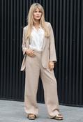 Linen Look Trousers - Beige / 18 image