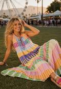 Gingham Maxi Dress image