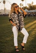 Silky Leopard Shirt image