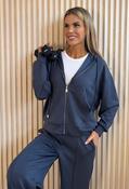 Harper Soft Touch Zip-Up Hoodie - Blue/Grey / L image