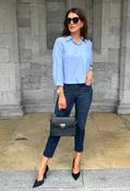 Sally Oxford Boxy Shirt - Blue / 14 image