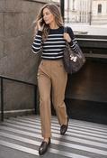 Striped Knit Jumper - Navy/Off White / 12 image