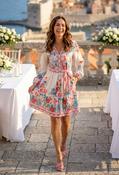 Floral Print Short Dress - Red Mix / 14 image