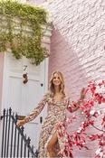 Blossom Maxi Wrap Dress - Multicolour / 10 image