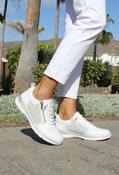 Astrid Side Zip Slip On Trainers - White / 37 image