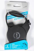 3 Metre Lead - Black / Free Size image