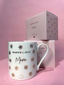 "MARVELLOUS MUM" BOXED PORCELAIN MUG - Multicolour / Free Size image