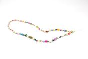 Extra long Multicoloured phone charm - Pink / Free Size