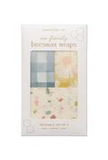 Beeswax Wraps - Blue / Free Size