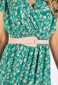 Faux Leather Belt - Pink / Free Size image