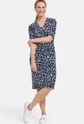 Graphic Print Dress - Navy / 40 image