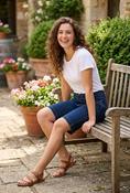 Summer Feeling Denim Bermuda - Dark Blue / 38 image