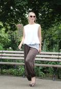 Selisa Balloon Hem Top - White / 40 image