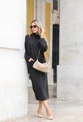 Soft Leather Asymmetrical Bag - Beige / F/S