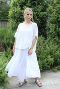 2 in 1 Summer Maxi Dress - White / F/S image