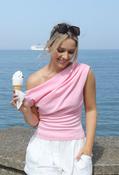 Donna Asymmetric Top - Pink / 18 image