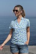 Tara Floral Print Top - Green Mix / 10 image