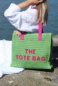 Contrast Tote Bag - Green / F/S